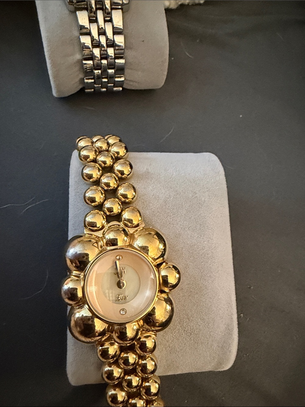Gold Bubble Bracelet Watch - Unbranded